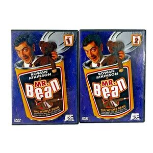 Mr. Bean The Whole Bean Volumes 1 & 2 Rowan Atkinson Vintage 2003 A&E DVD Tested